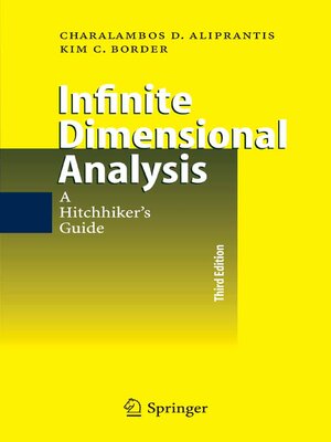 cover image of Infinite Dimensional Analysis